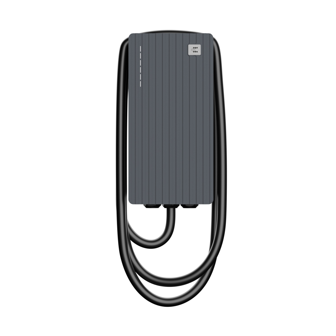 Зарядна станція комерційного використання TeltoCharge EVC1211P1000 type 2 cable + modem 22kW (32A / 3-phase)