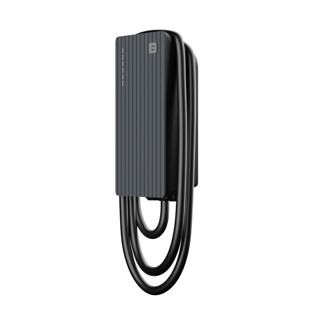Зарядна станція комерційного використання TeltoCharge EVC1211P1000 type 2 cable + modem 22kW (32A / 3-phase)