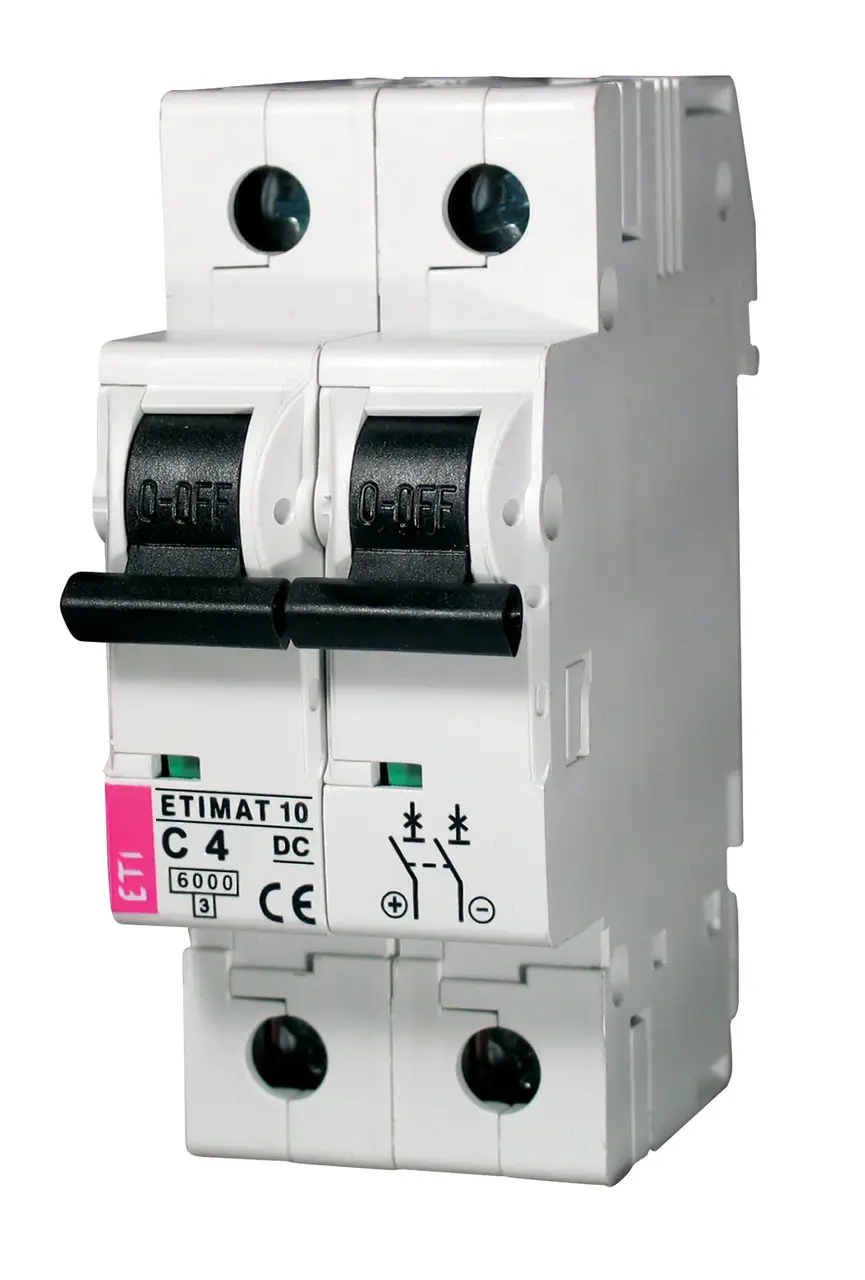 Автоматичний вимикач ETI 002138719 ETIMAT 10 DC 2p C 32A (6kA)